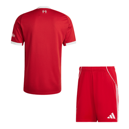 Liverpool Home Soccer Jersey Kit(Jersey+Shorts) 25/26 Red