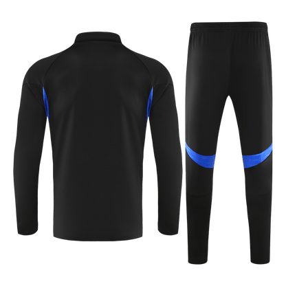 Manchester United Zipper Sweatshirt Kit(Top+Pants) 25/26 Black