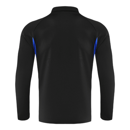 Manchester United Zipper Sweatshirt Kit(Top+Pants) 25/26 Black