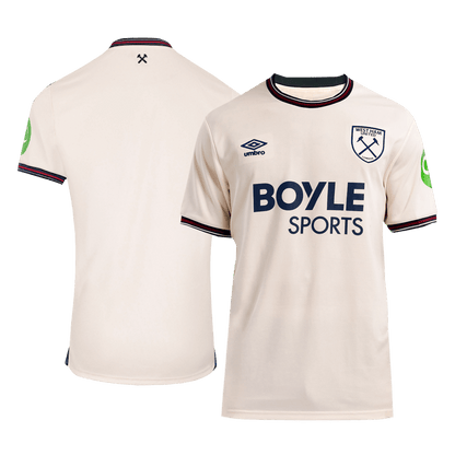 West Ham United Away Soccer Jersey 2025/26 White