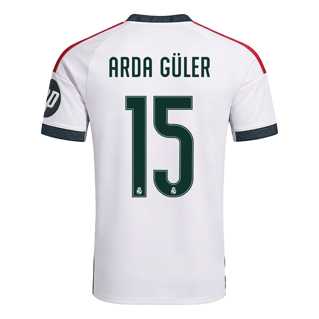 ARDA GÜLER #15 Real Madrid Home Football Jersey 26/27 White - image 6