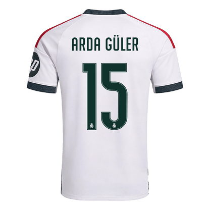 ARDA GÜLER #15 Real Madrid Home Football Jersey 26/27 White - image 6