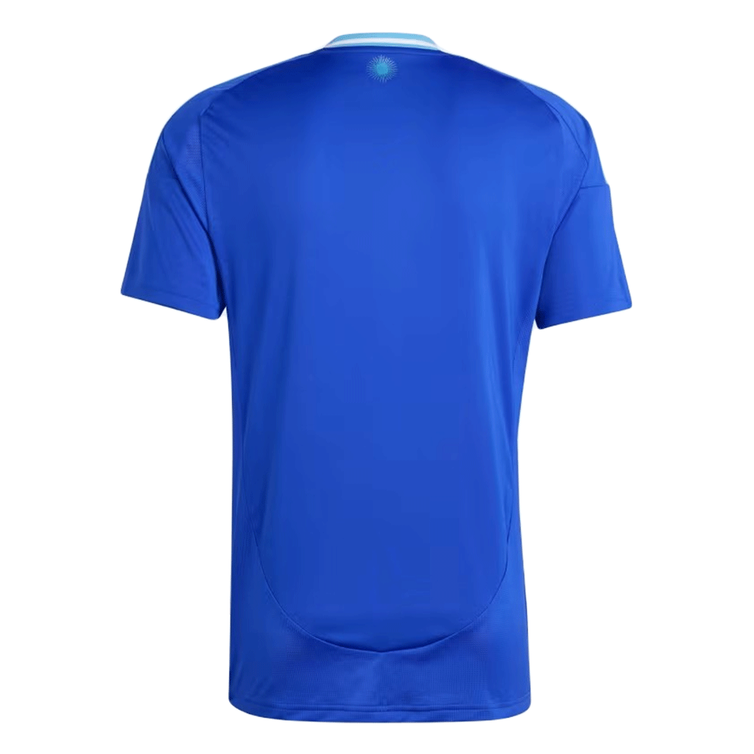 Men's Argentina Away Soccer Jersey Kit  (Jersey+Shorts+Socks) 2024