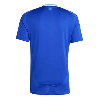 Men's Argentina Away Soccer Jersey Kit  (Jersey+Shorts+Socks) 2024