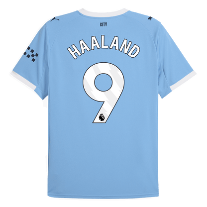 HAALAND #9 Manchester City Home Soccer Jersey 2025/26 Blue