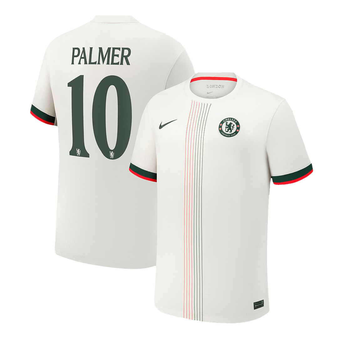 PALMER #10 Chelsea Away Soccer Jersey 2025/26 White - UCL