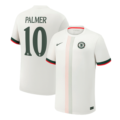 PALMER #10 Chelsea Away Soccer Jersey 2025/26 White - UCL