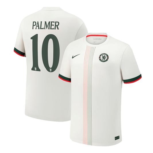 PALMER #10 Chelsea Away Soccer Jersey 2025/26 White - UCL