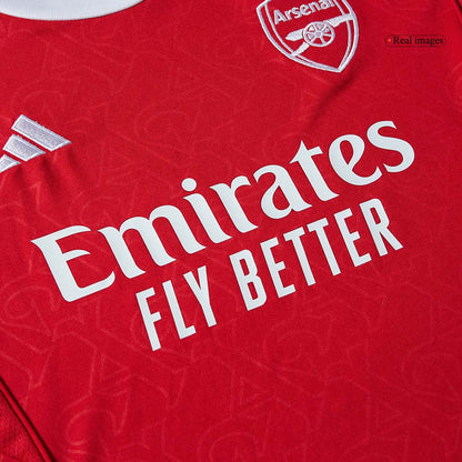 Kid's Arsenal Home Soccer Jersey Kit(Jersey+Shorts+Socks) 2025/26 Red