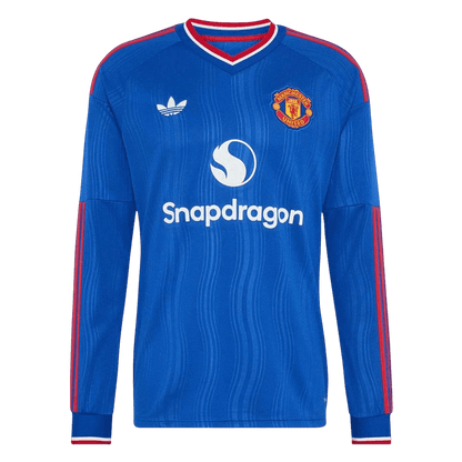 Manchester United Away Long Sleeve Soccer Jersey 2026/27 Blue
