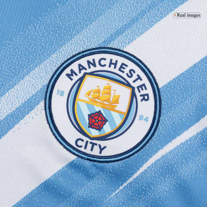 Manchester City Home Football Shirt 2025/26 Blue