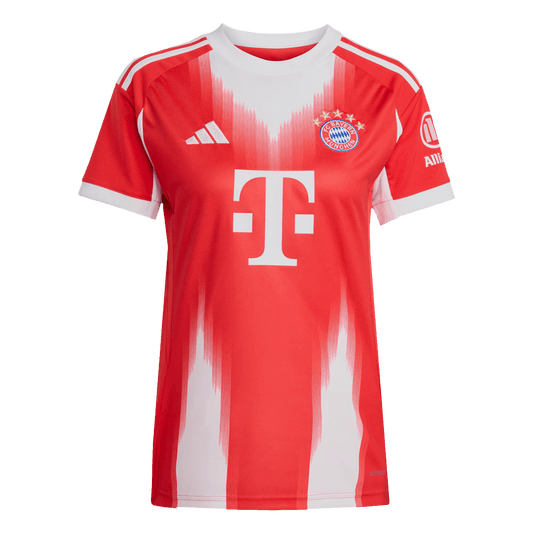 Women's Bayern Munich Home Soccer Jersey 2025/26 Red