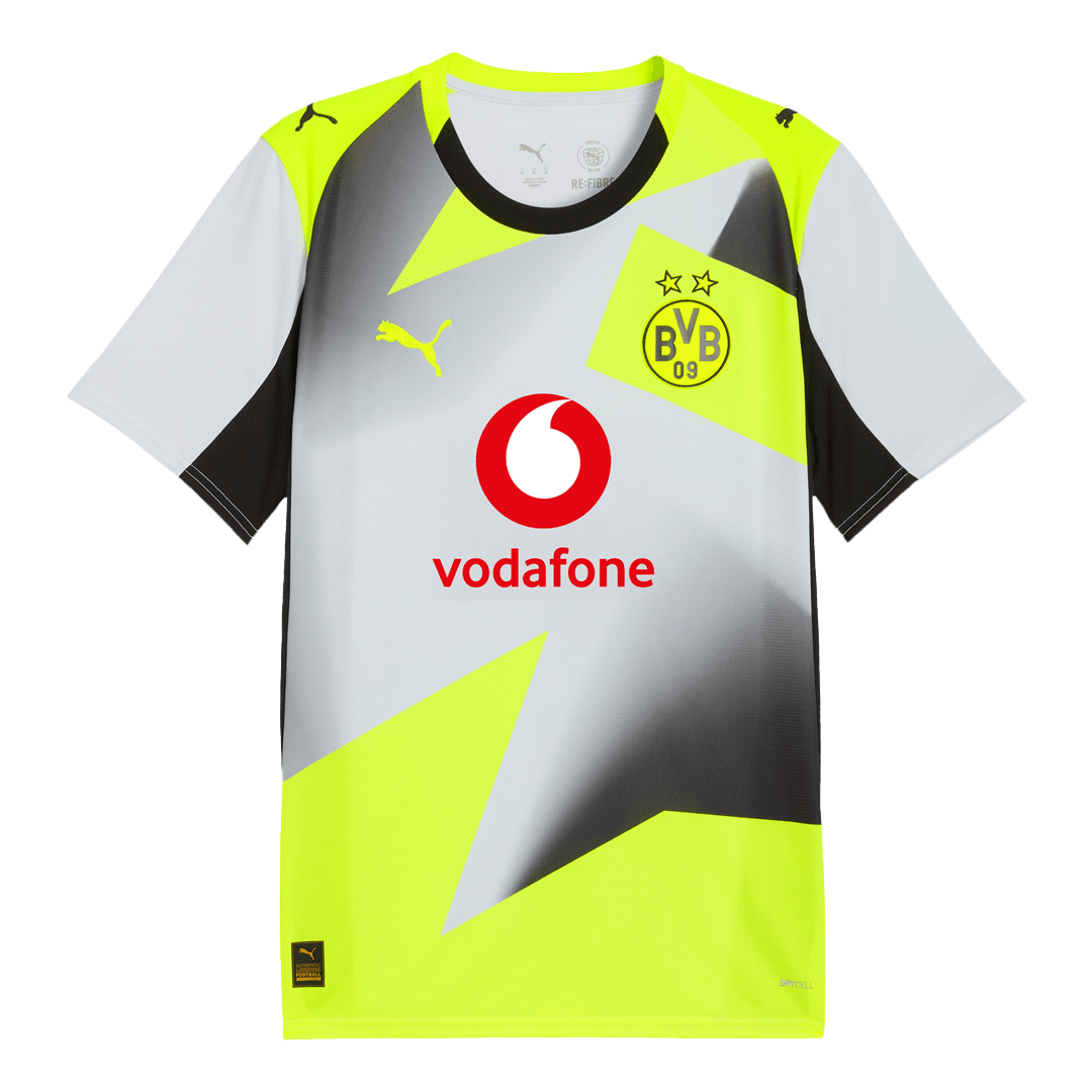 Borussia Dortmund Away Soccer Jersey Kit(Jersey+Shorts) 2025/26