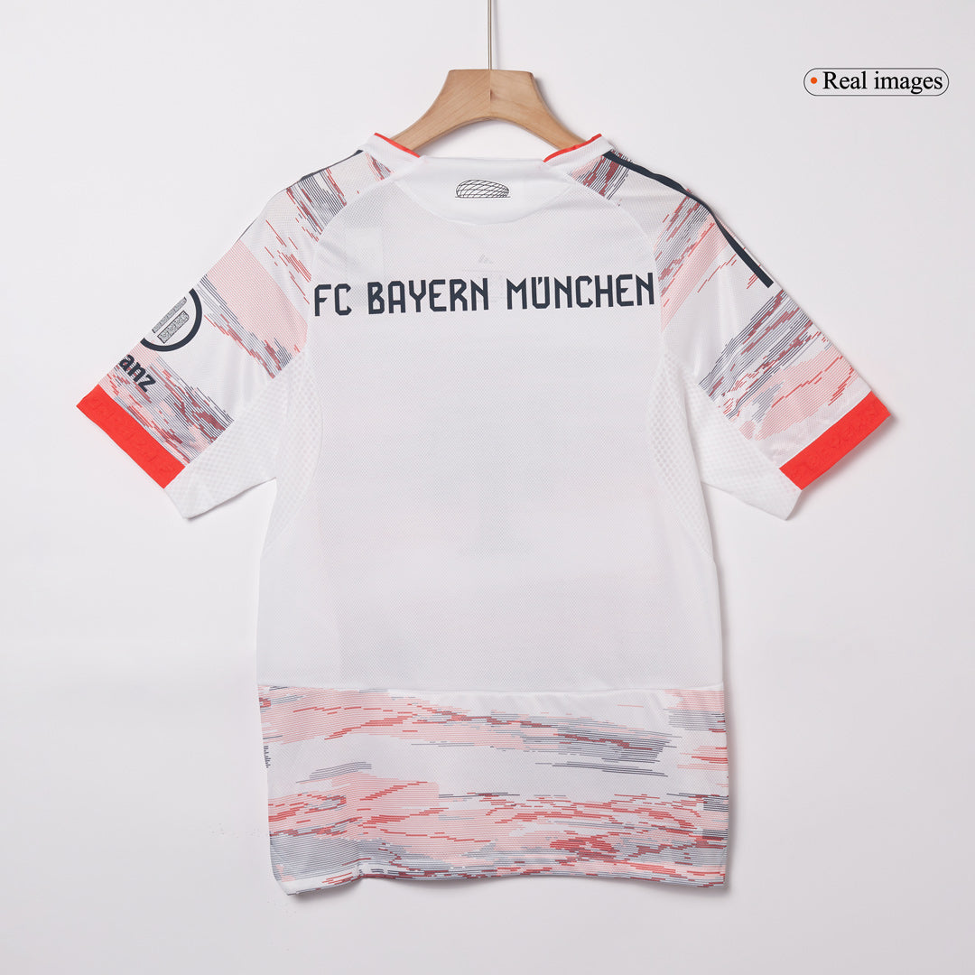 Authentic MÜLLER Special #25 Bayern Munich Away Soccer Jersey 2025/26 White