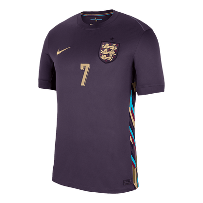 SAKA #7 England Away Soccer Jersey Euro 2024