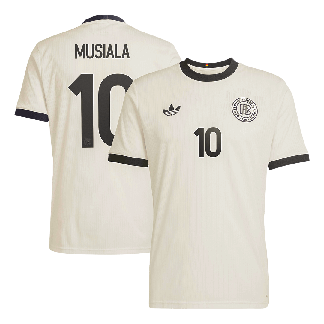 MUSIALA #10 Germany 125th Anniversary Soccer Jersey 2025 White