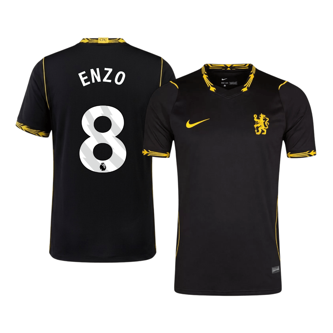 ENZO #8 Chelsea Away Soccer Jersey 2026/27 Black
