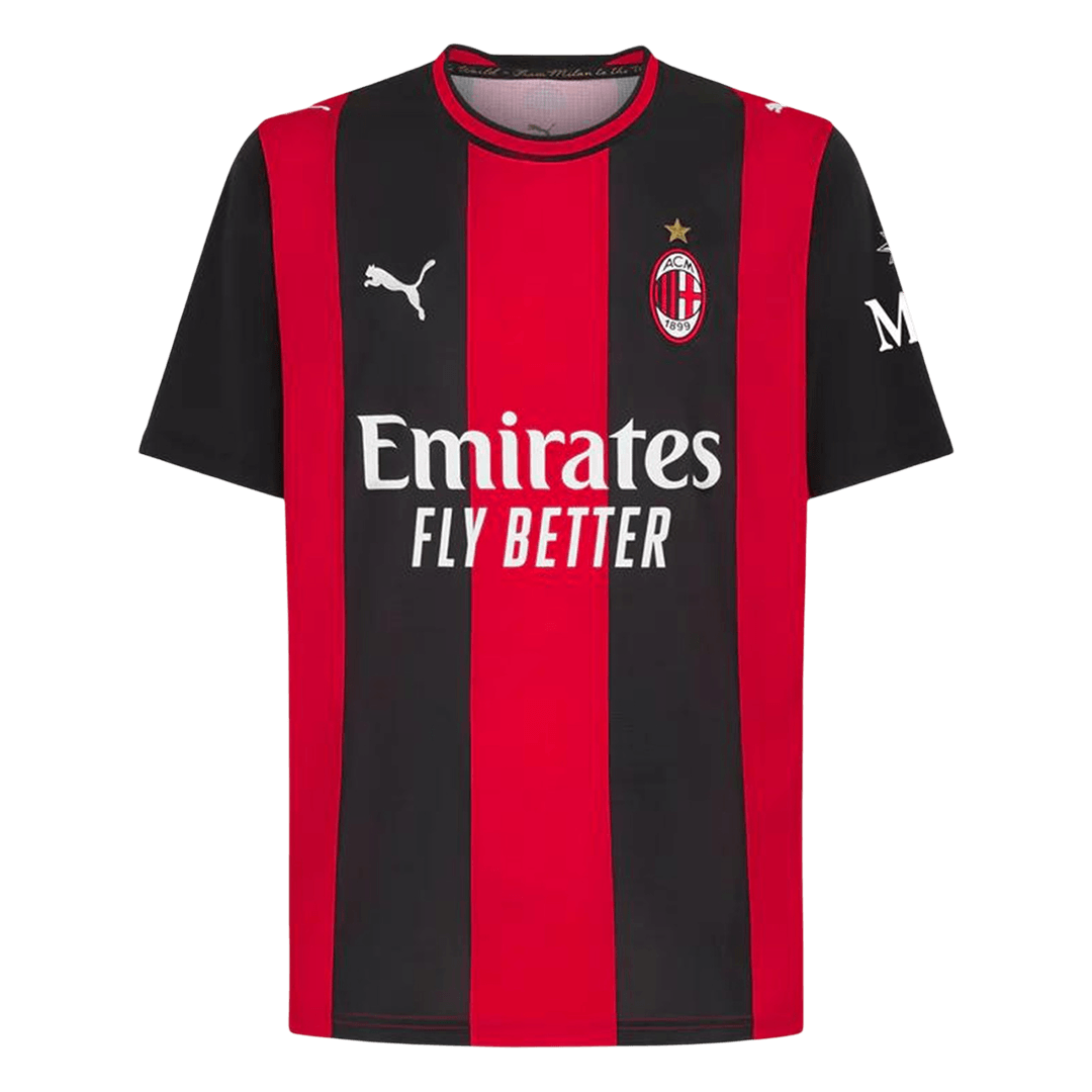 RAFA LEÃO #10 AC Milan Home Soccer Jersey 2026/27 Red&Black
