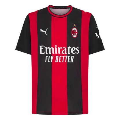 RAFA LEÃO #10 AC Milan Home Soccer Jersey 2026/27 Red&Black