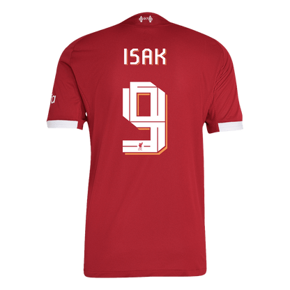 ISAK #9 Authentic Liverpool Home Soccer Jersey 25/26 Red - UCL