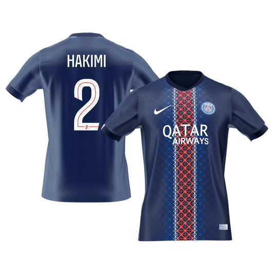 HAKIMI #2 PSG Home Soccer Jersey 2025/26