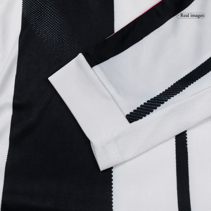 Juventus Home Long Sleeve Soccer Jersey 2025/26