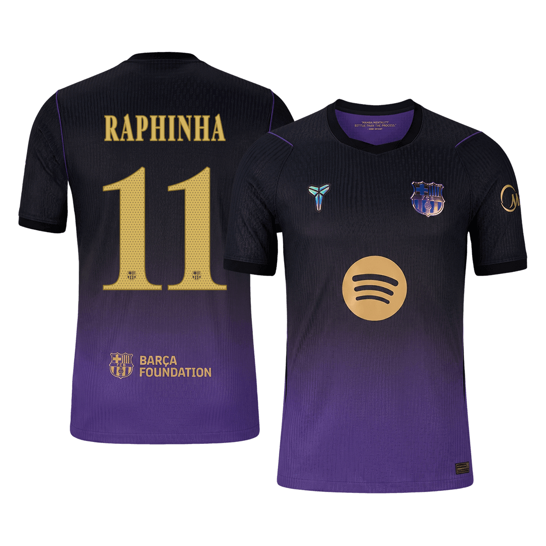 Authentic RAPHINHA #11 Barcelona Away Soccer Jersey 2026/27