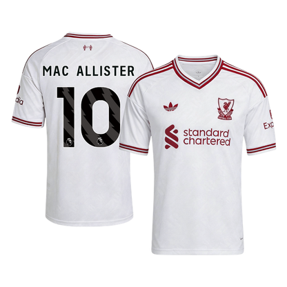 MAC ALLISTER #10 Liverpool Away Soccer Jersey 2026/27 White