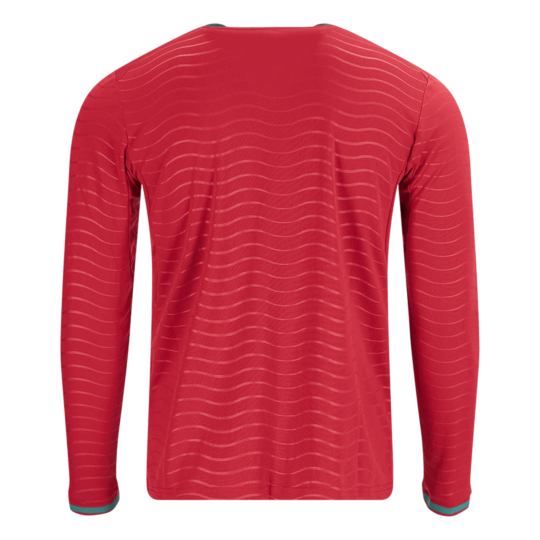 Player Version Portugal Home Long Sleeve Football Shirt 2026