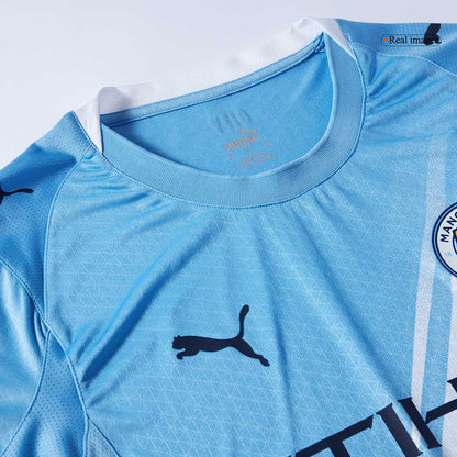 Authentic HAALAND #9 Manchester City Home Soccer Jersey 2025/26 Blue - Club World Cup