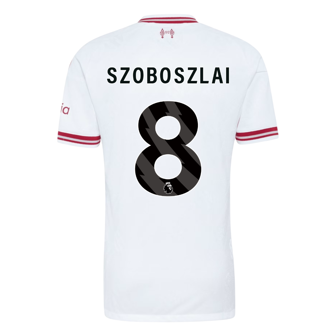 Authentic SZOBOSZLAI #8 Liverpool Away Soccer Jersey 2026/27