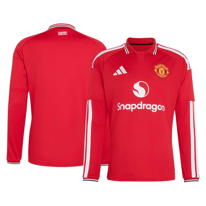 Manchester United Home Long Sleeve Soccer Jersey 2026/27 Red