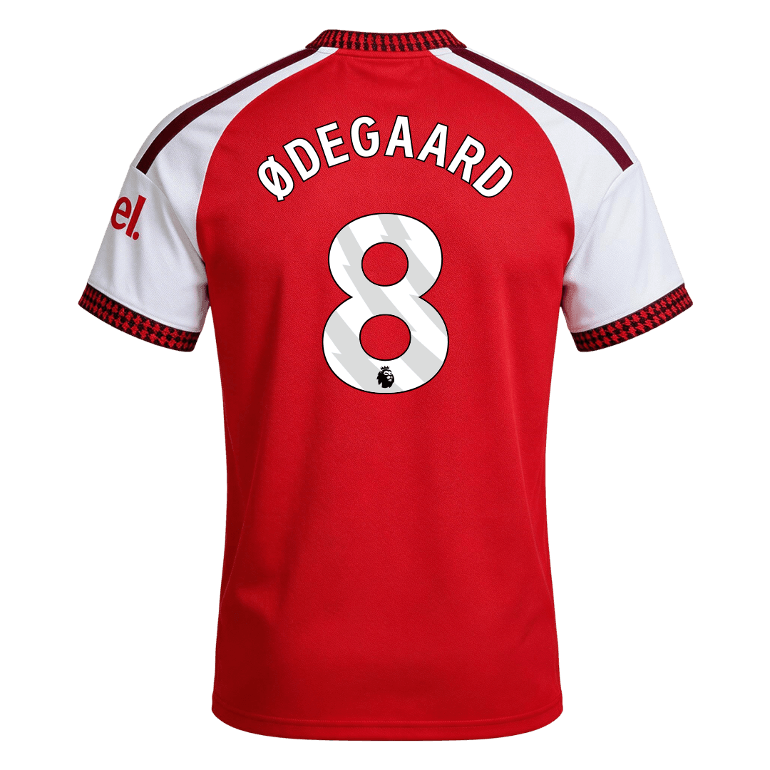 ØDEGAARD #8 Arsenal Home Soccer Jersey 26/27 Red