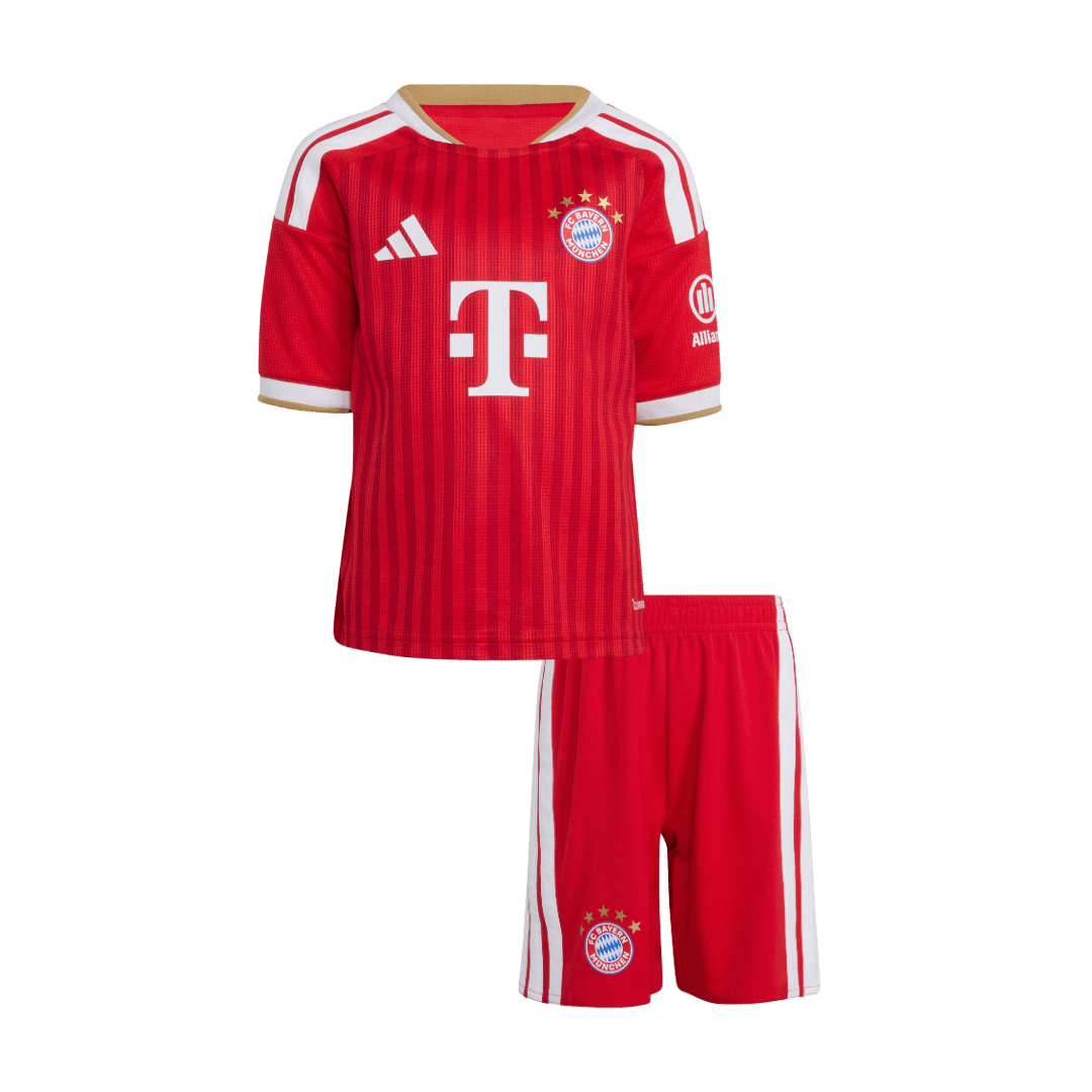 Player Version Kids Bayern Munich Home Soccer Jersey Kit (Jersey+Shorts) 2026/27 Red