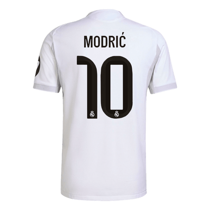 MODRIĆ #10 Authentic Real Madrid Home Soccer Jersey 2025/26 White