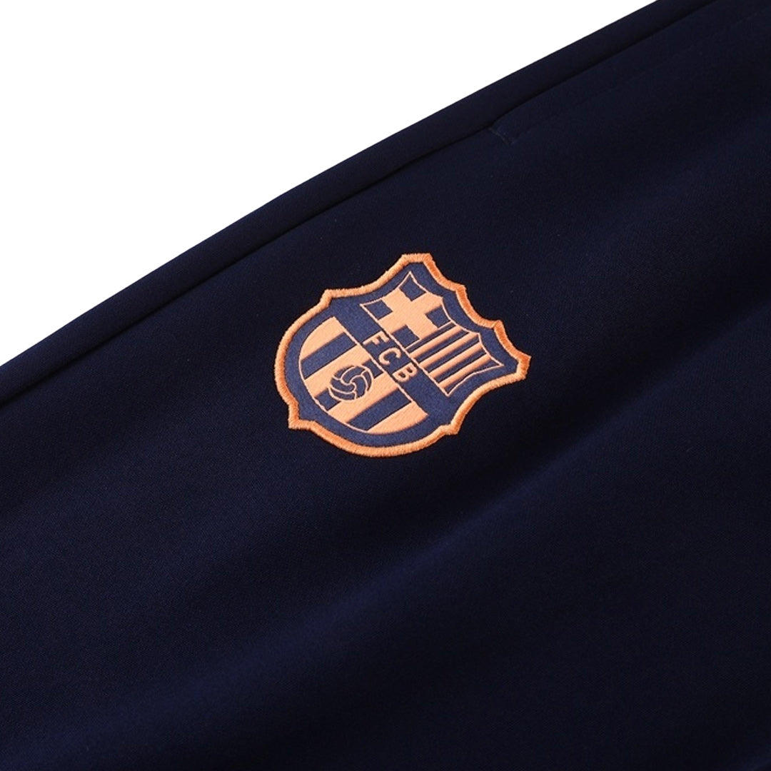 25/26 Barcelona Training Jacket Kit(Jacket+Pants) Navy&Orange