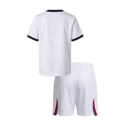Kids PSG Away Soccer Jersey Kit (Jersey+Shorts) 2026/27 White
