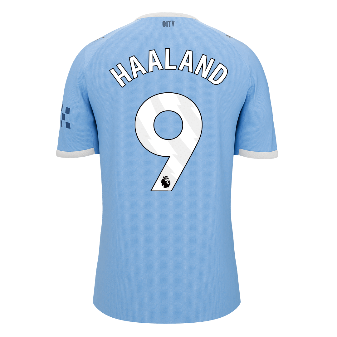 HAALAND #9 Manchester City Home Soccer Jersey 2025/26 Blue