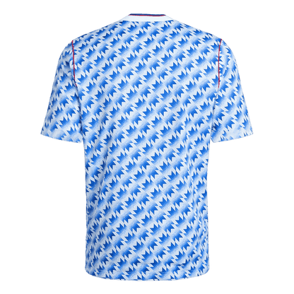 Retro Manchester United Away Soccer Jersey 1990/92 Blue