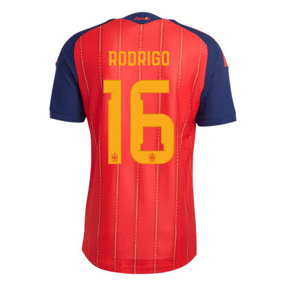 Authentic RODRIGO #16 Spain Home Soccer Jersey 2026