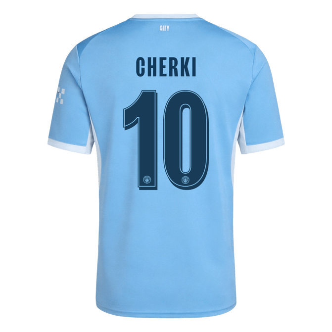 CHERKI #10 Manchester City Home Soccer Jersey 26/27 Blue - UCL