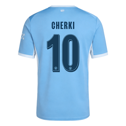 CHERKI #10 Manchester City Home Soccer Jersey 26/27 Blue - UCL