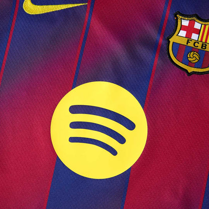 Kid's Barcelona Home Soccer Jersey Kit(Jersey+Shorts+Socks) 2025/26 Red&Blue