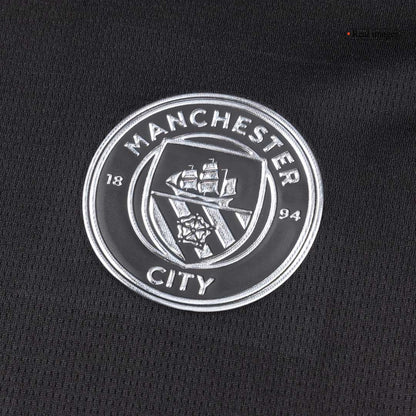 Manchester City Away Soccer Jersey Kit(Jersey+Shorts+Socks) 2025/26 Black
