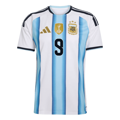 J.ÁLVAREZ #9 Argentina Home Soccer Jersey 2026