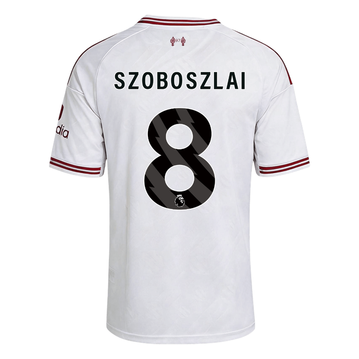 SZOBOSZLAI #8 Liverpool Away Soccer Jersey 2026/27 White