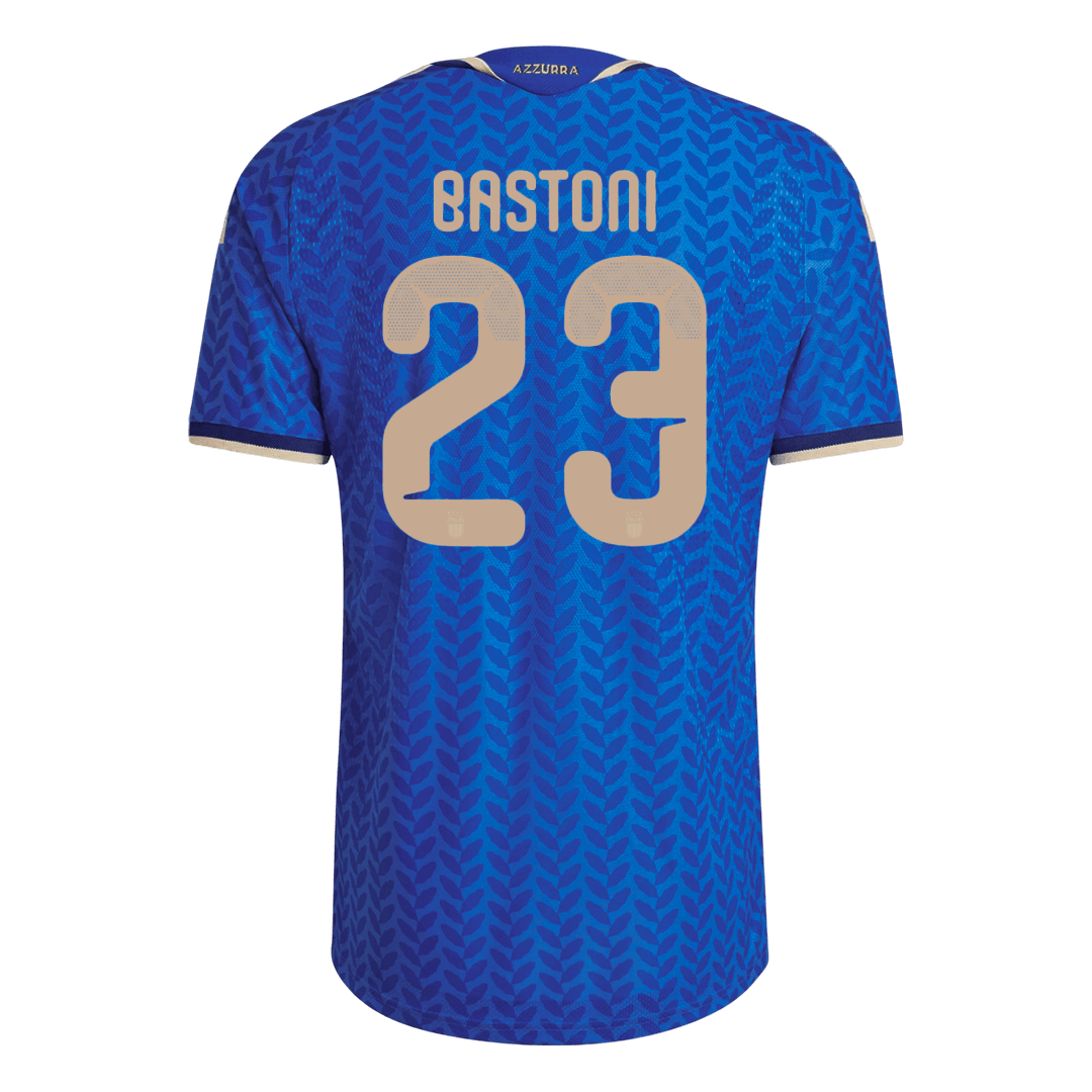 Authentic BASTONI #23 Italy Home Soccer Jersey 2026