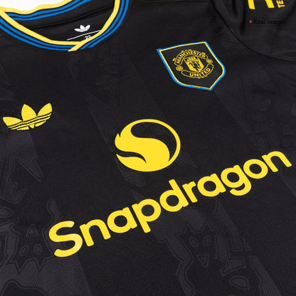 Kid's Manchester United Third Away Soccer Jersey Kit(Jersey+Shorts+Socks) 2025/26