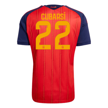 Authentic CUBARSÍ #22 Spain Home Soccer Jersey 2026