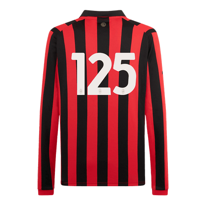 #125 AC Milan 125th Anniversary Long Sleeve Soccer Jersey 2024/25